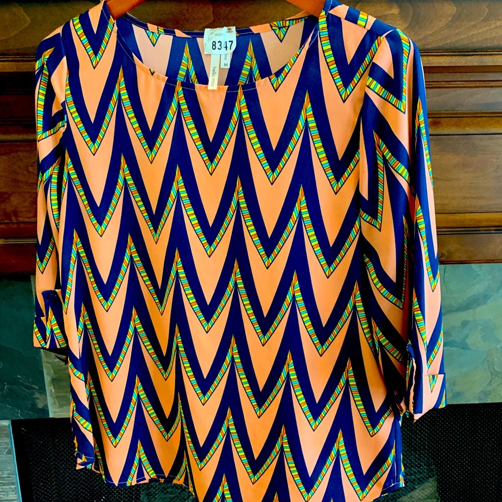 Hello Miss Super Cute Flowy Blouse View 5